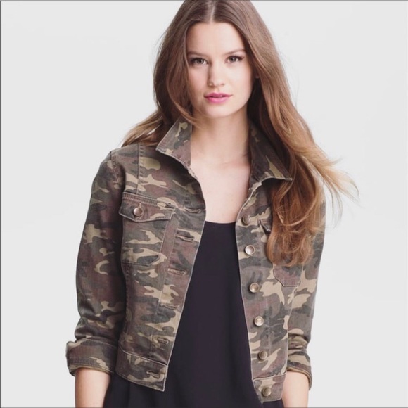Kloth Cropped Camouflage Jacket | Poshmark